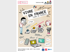 Affiche Vivre en France - Cours de français