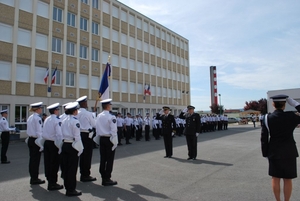 cérémonie sortie de promotion cadets à l'ENP Reims