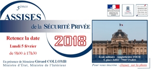 Invitation aux 5è assises de la sécurité privée