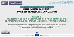 Comité national de sécurité dans les transports en commun : mesure 6